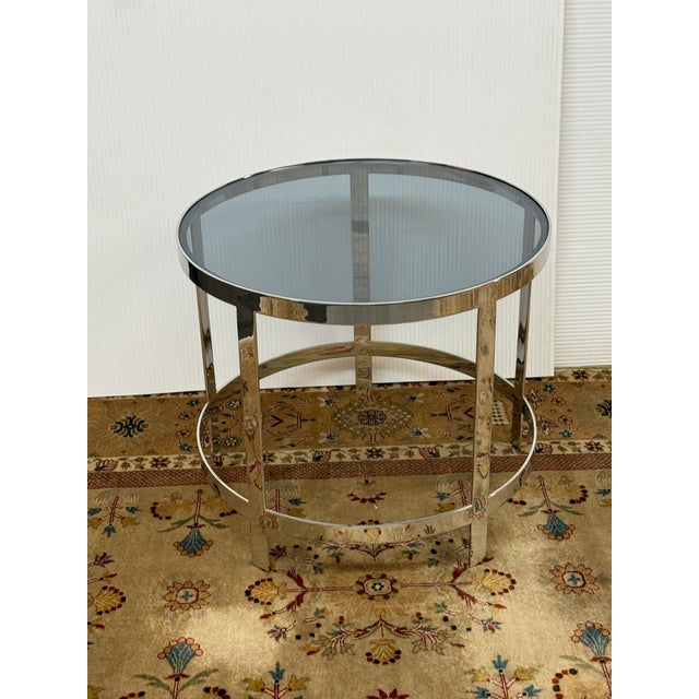 Contemporary Mitchell Gold + Bob Williams Vega Side Table For Sale - Image 3 of 12