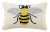 Contemporary Bee Hook Pillow, 8" x 12" For Sale - Image 3 of 3