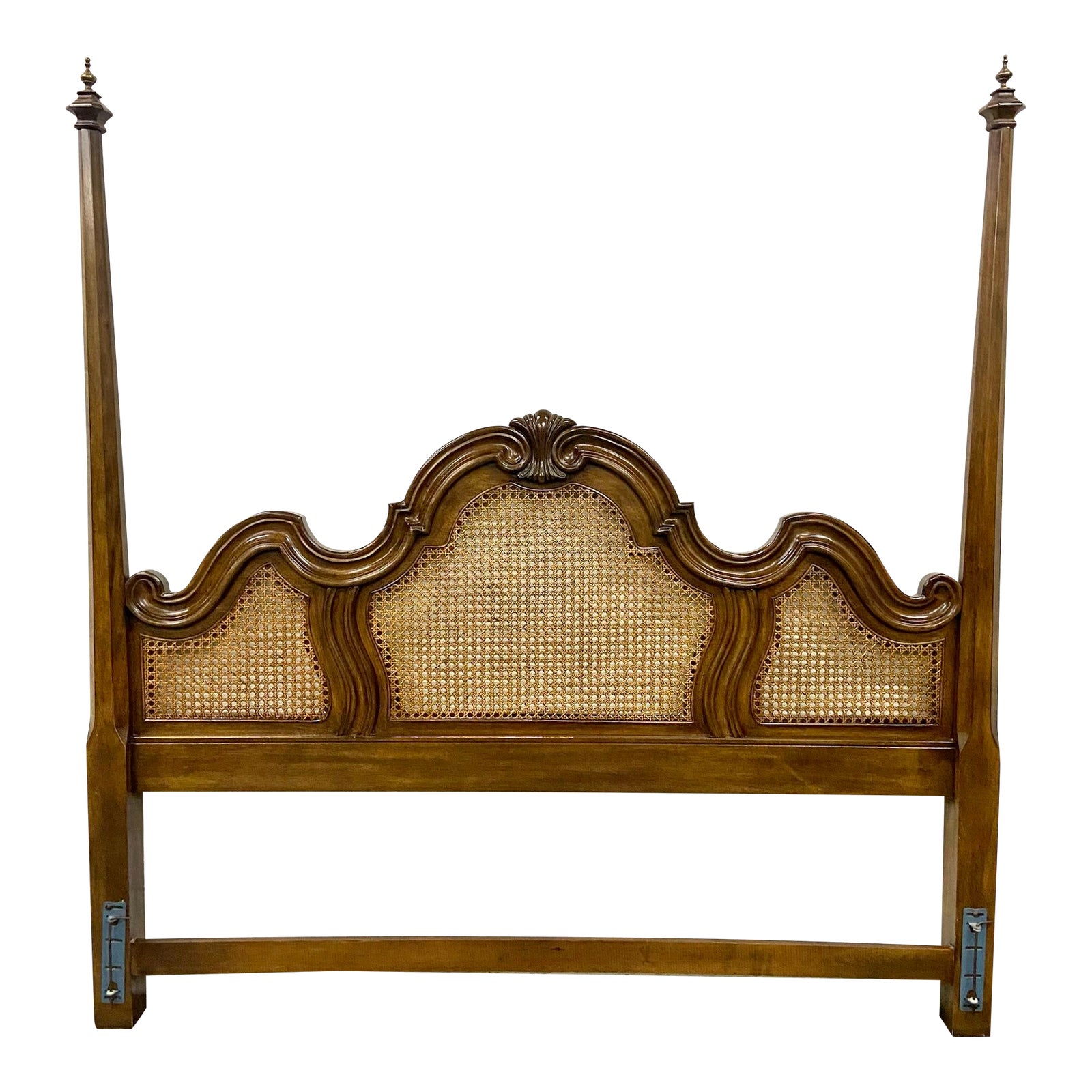 Vintage King Size Louis XVI French Provincial Headboard by White