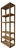Vintage Coastal Bielecky Brothers-Style Wrapped Rattan Six-Tier Etagere For Sale