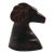 Carved Ironwood Ram Bud Vase For Sale