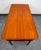 1960s Mid Century Danish Modern Desk Executive Teak 6 Drawer Bookshelf Floating Doors For Sale - Image 5 of 11