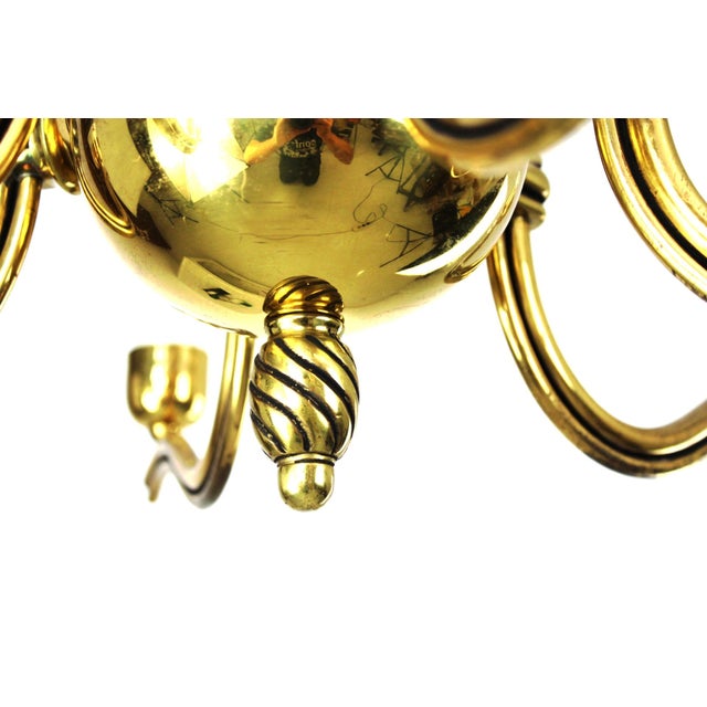 Vintage Austrian Chandelier attributed to Hugo Gorge for Eduard Schmelz, 1930s For Sale - Image 9 of 15