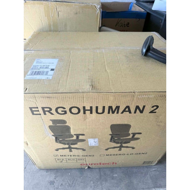 Contemporary ErgoHuman Gen 2 Multifunction Mesh High-Back Deluxe Office Chair With Headrest For Sale - Image 3 of 3