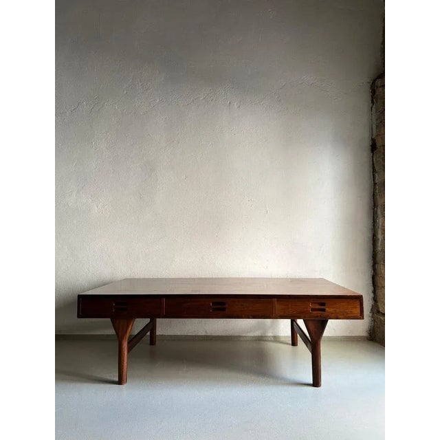 Rosewood Coffee Table by Nanna Ditzel for Søren Willadsen | Denmark | 1950s For Sale - Image 5 of 13