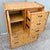 Brown Boho Chic Herringbone Wicker Faux Bamboo Highboy Dresser by Dixie For Sale - Image 8 of 11