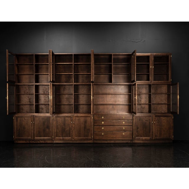 Brown Vintage Anjala Series Modular Bookcase by Olli Borg for Asko Oy, 1960s For Sale - Image 8 of 18