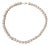 Genuine Pinkish /Grayish Pearl Necklace Cultured Freshwater 17" Long For Sale