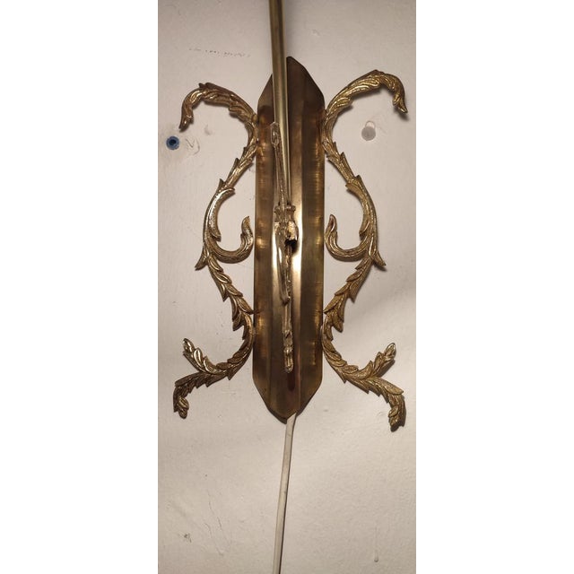 Modernist Spanish Bronze Wall Light, 1930s For Sale - Image 10 of 16