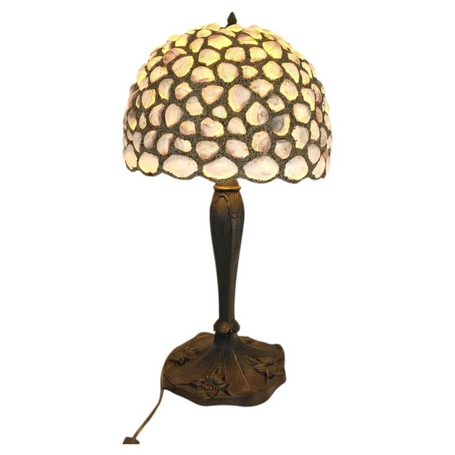 Vintage Sea Shell Table Lamp, 1970s For Sale - Image 9 of 9