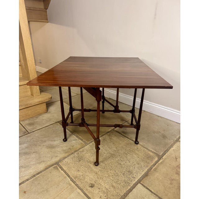 Antique Edwardian Mahogany Gateleg Table, 1900s For Sale - Image 4 of 9