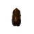 Wood 3" Artistic Brown Wood Carved Elephant Fengshui Miniature Figure For Sale - Image 7 of 9