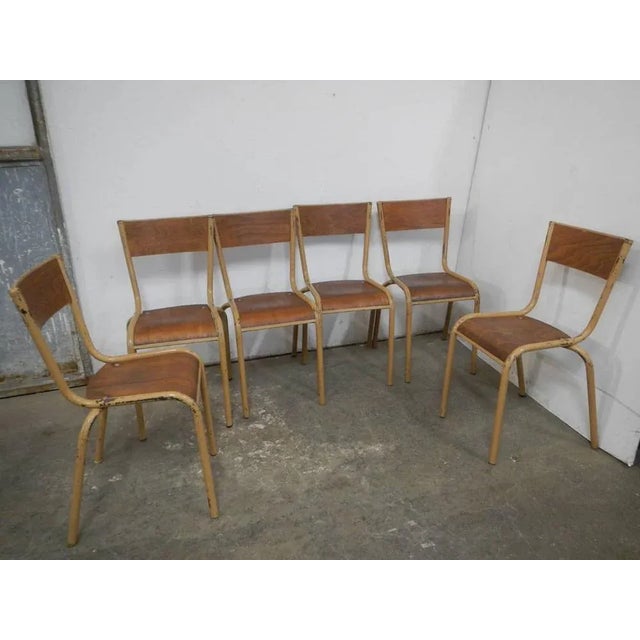 Stackable Chairs from Mullca, 1960s, Set of 6 For Sale - Image 12 of 12
