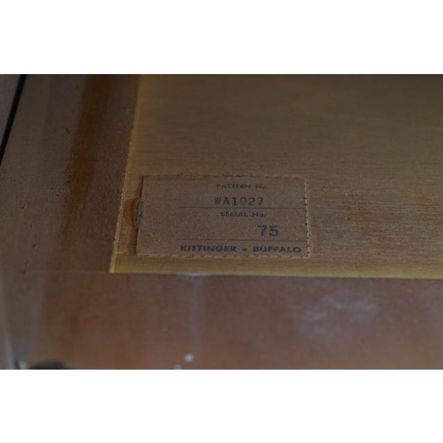 Kittinger Wa-1027 Colonial Williamsburg Mahogany Cupboard For Sale - Image 17 of 18