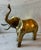 Mid-Century Modern Large Vintage Solid Brass Elephant For Sale - Image 3 of 12