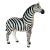 20 Th C Paper Mache Zebra Figurine For Sale