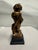Borghese Vintage Borghese Gold-Tone Cherub Statue on Black Base For Sale - Image 4 of 8