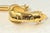 Modernist 50s/60s Crown Trifari Geometric Dangle Clip Earrings Gold Tone Vintage For Sale In Los Angeles - Image 6 of 7
