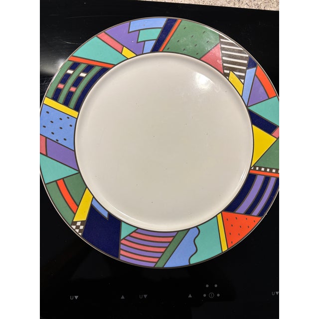 Scenario Metropol Serving Plates by Barbara Brenner for Rosenthal, 1990s, Set of 8 For Sale - Image 9 of 9