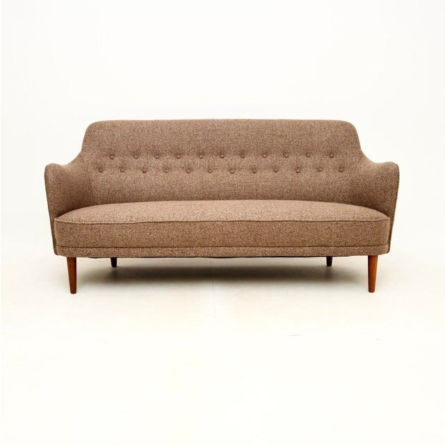 A stunning and extremely comfortable vintage Swedish Samsas sofa by Carl Malmsten. This was recently imported from Sweden,...