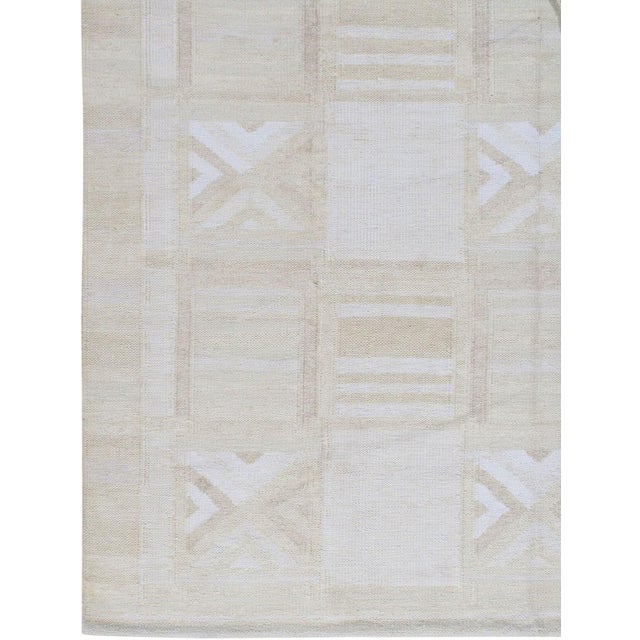 Swedish Style Kilim Deco Rug 9' X 12' For Sale In New York - Image 6 of 9