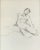 Impressionist 1980s Original Graphite Drawing of a Nude Man, Framed For Sale - Image 3 of 5