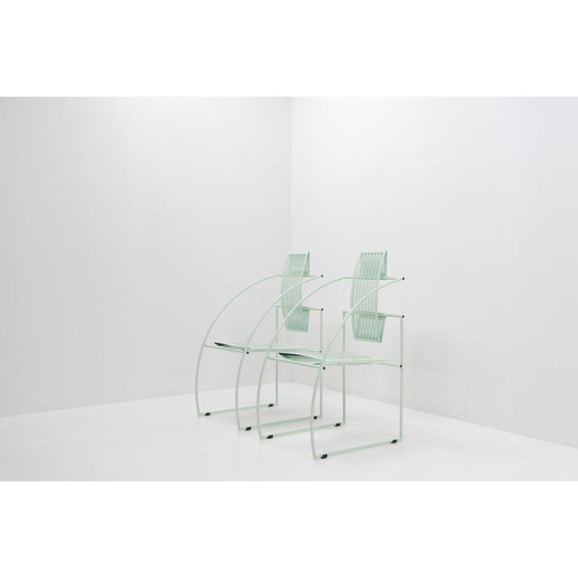 Postmodern Quinta Chairs by Mario Botta for Alias, 1980s, Set of 2 For Sale - Image 3 of 15