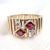 Van Cleef & Arpels Ruby Diamond Yellow + White Gold Ring, Size 6.5 For Sale - Image 10 of 11