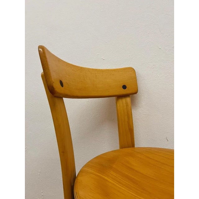 Wood Vintage Chairs by Bruno Rey, Set of 4 For Sale - Image 7 of 13