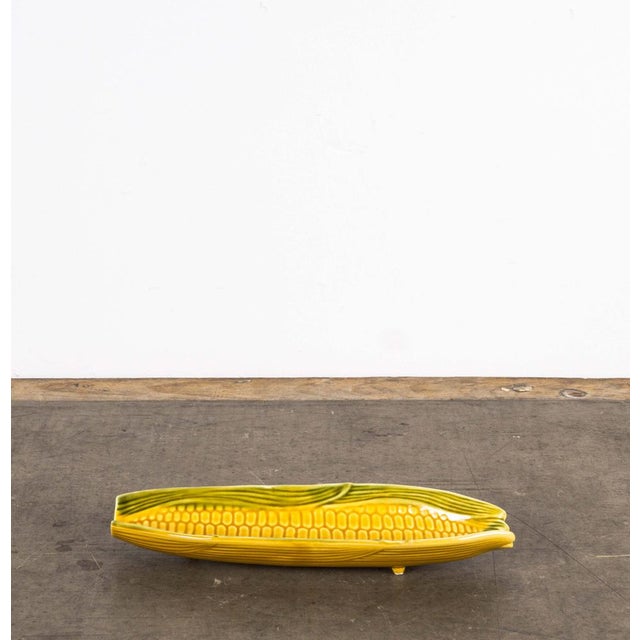 Ceramic Corn Plates, 1950s, Set of 4, in Very Good conditions. Designed 1950 to 1959