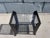1980s Black Serving or Bar Cart From Mascagni, Made in Italy, Foldable For Sale - Image 9 of 15