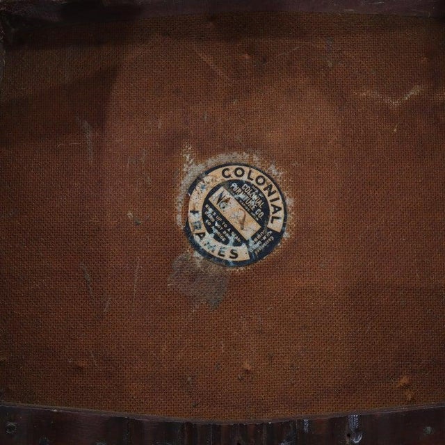 French Louis XIV Upholstered Carved Walnut Footstool C1880 For Sale - Image 6 of 6