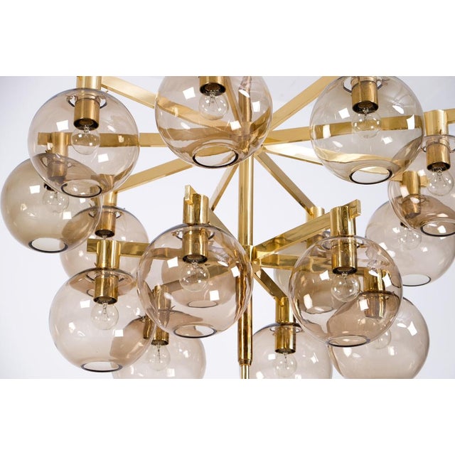 Brass Chandelier Model 348/15 from Hans-Agne Jakobsson, 1960s For Sale - Image 4 of 14