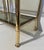 Brass 1970s Pair of brass side tables with smoked glass shelves For Sale - Image 8 of 10
