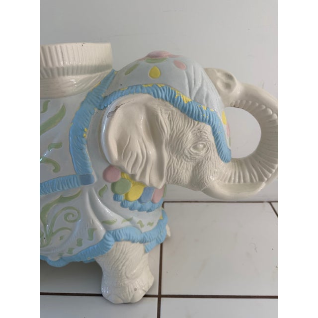 Elephant Garden Stool Side Table For Sale In Miami - Image 6 of 12