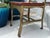 Restored 1900s Antique Child's School Chair Gold Painted Metal With Red Mahogany Colored Stained Wood Seat & Back Wooden Kindergarten Chair For Sale - Image 6 of 18
