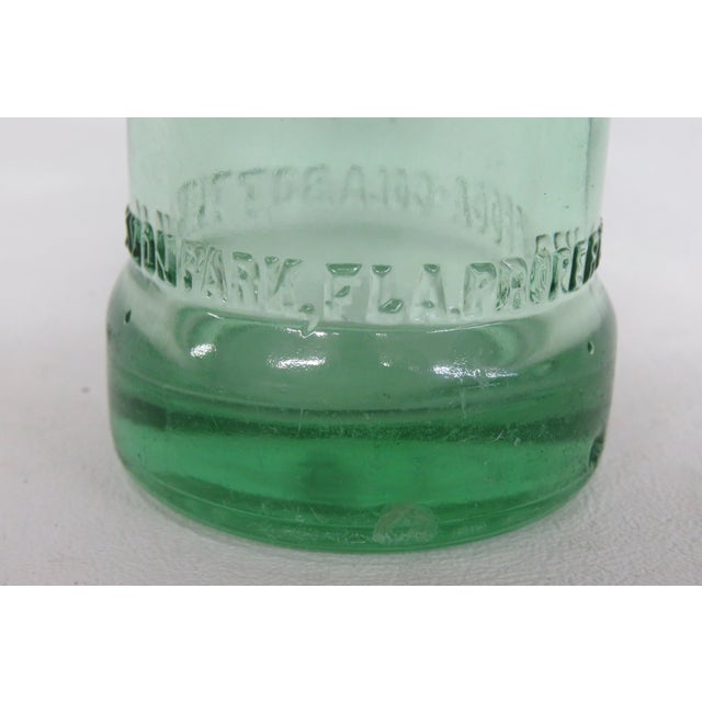 Coca Cola Bottle by J S Francis Bottling Company 1920s Usa Green Glass 4493b For Sale In Miami - Image 6 of 12
