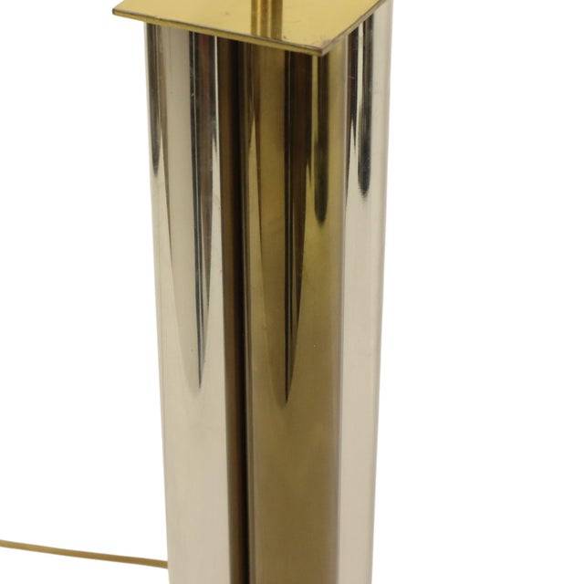 Gold Hollywood Regency Table Lamp in Brass, 1960s For Sale - Image 8 of 18