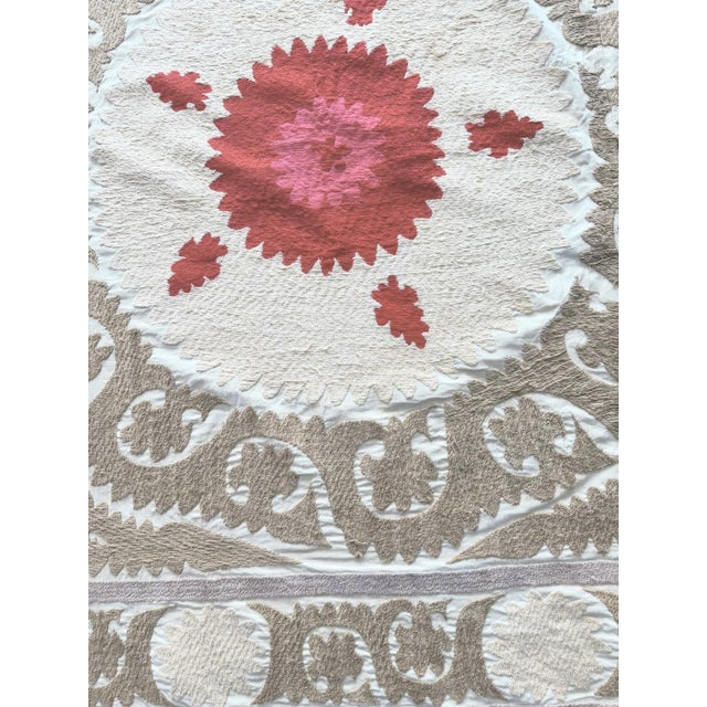 Asian Suzani Tablecloth For Sale - Image 4 of 8
