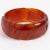 Bakelite Carved Bracelet Bangle Caramel Amber Marble For Sale - Image 4 of 4
