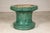 Late 20th Century Chinese Vintage Green Glazed Ceramic Planter or Garden Seat Base with Foliage For Sale - Image 5 of 11