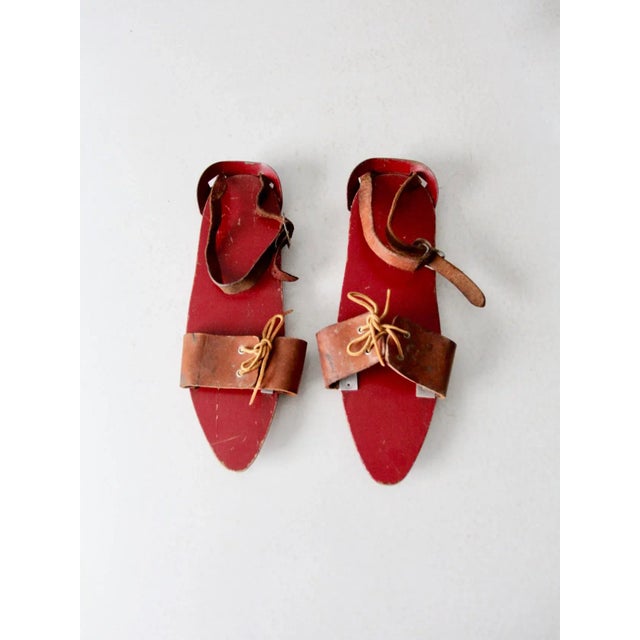 Antique Wooden Ice Skates For Sale - Image 9 of 9