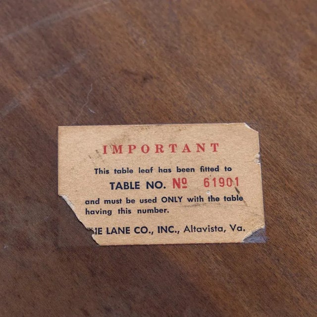 Brutalist Dining Table from The Lane Co., Altavista, USA, 1960s For Sale - Image 14 of 17