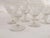 Vintage Etched Clear Cut Sherry Glasses - Set of 8 For Sale - Image 4 of 6