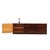 Striking Mid-Century Modern dresser, circa 1955, featuring a highly figured rosewood veneer and a smooth marble top. The...