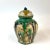 17th Century Chinese Tricolored Ginger Jar With Palm Trees For Sale - Image 4 of 10