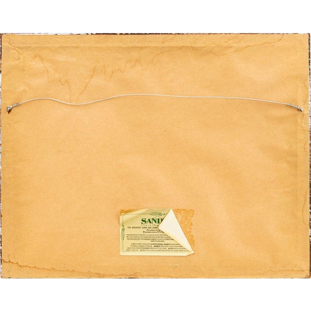 Gray Camille Pissarro "Sketch of a Cart Pony" Graphite For Sale - Image 8 of 8