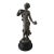 Antique Julian Causse (French, 1869-1914) Pervenche Spelter Sculpture Signed For Sale