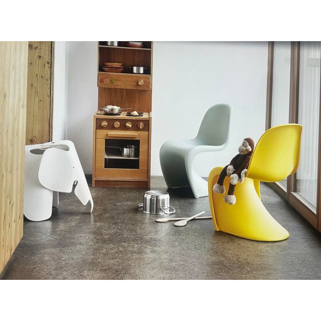 Charles & Ray Eames White Elephant Vitra Mid Century Modern Toy Ottoman Stool For Sale - Image 9 of 9