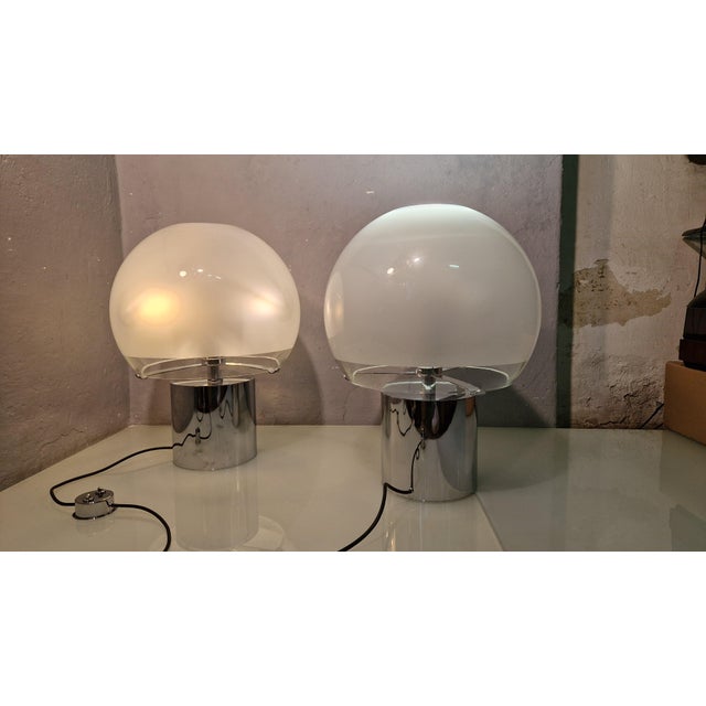 Large Porcino Table Lamp by Luigi Caccia Dominioni for Azucena, 1990s For Sale - Image 10 of 17